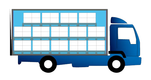 Vrachtwagen met laadbrug 8,4T koel/diepvries